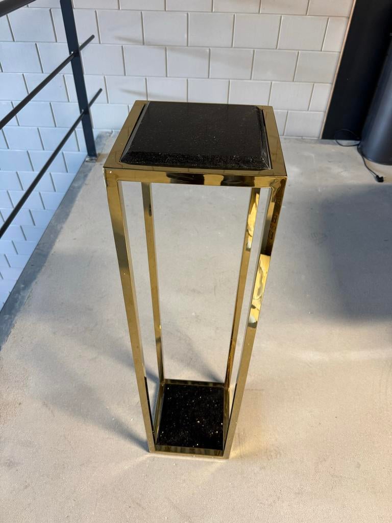 Eichholtz Odeon H. 100 cm gouden standaard voor vaas/plant, Ophalen, Nieuw