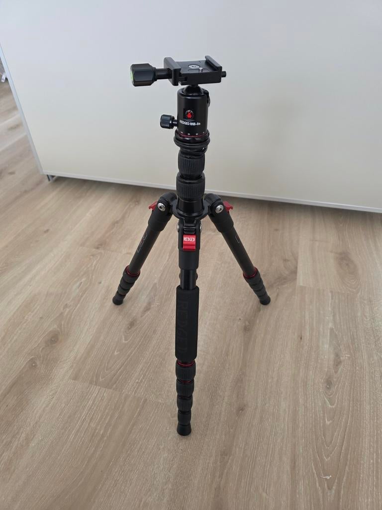 Redged statief TCA-522K - Zo goed als nieuw, Zo goed als nieuw, 150 tot 175 cm, Met balhoofd, Ophalen of Verzenden