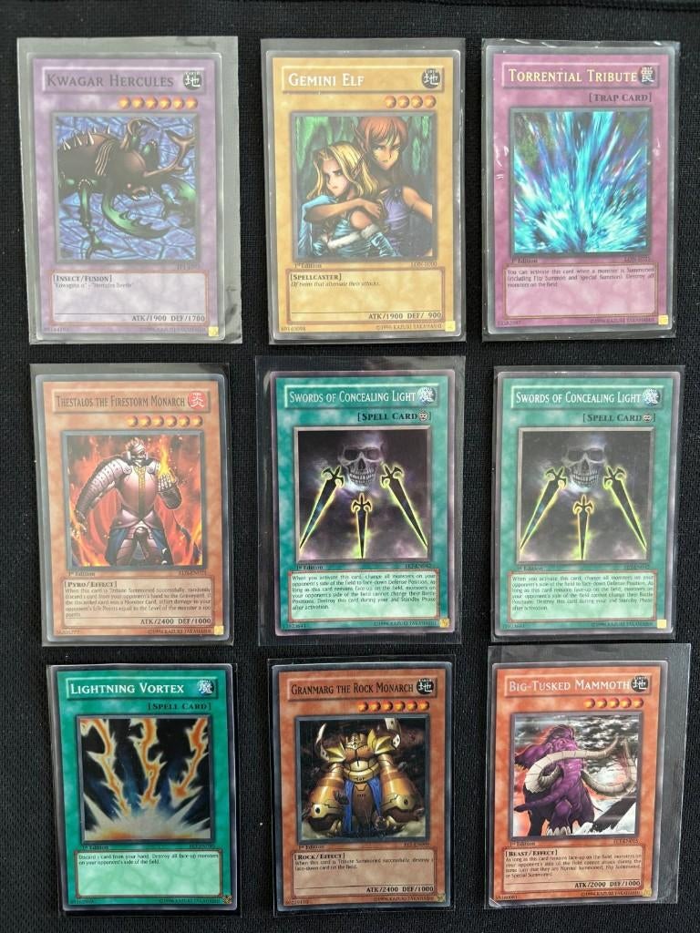 Zeldzame Yu-Gi-Oh kaarten (Tournooi/First edition), Ophalen, Gebruikt, Meerdere kaarten, Foil