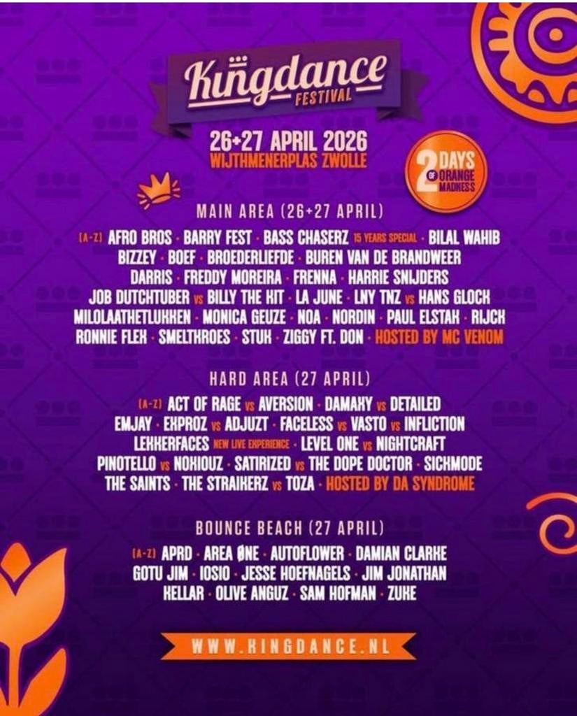 Kingdance kaartjes 2 dagen, Tickets en Kaartjes