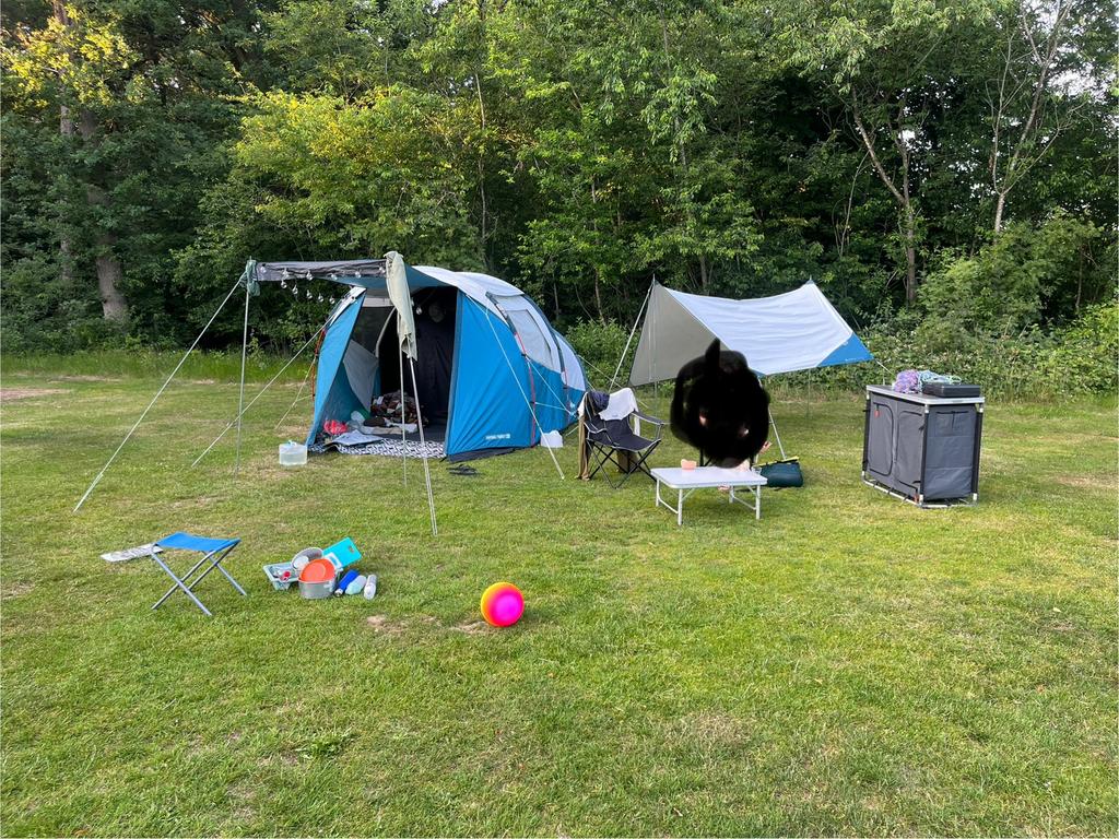 Complete kampeerset - meteen weg, Ophalen, Zo goed als nieuw