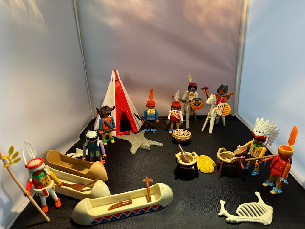 Indianendorp 2 playmobil, Ophalen of Verzenden, Zo goed als nieuw