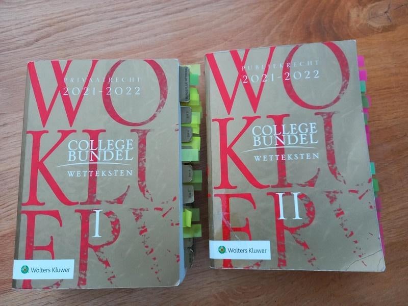 Collegebundel 2021-2022 Wettenbundel, Boeken, Ophalen of Verzenden, Beta, Gelezen, WO