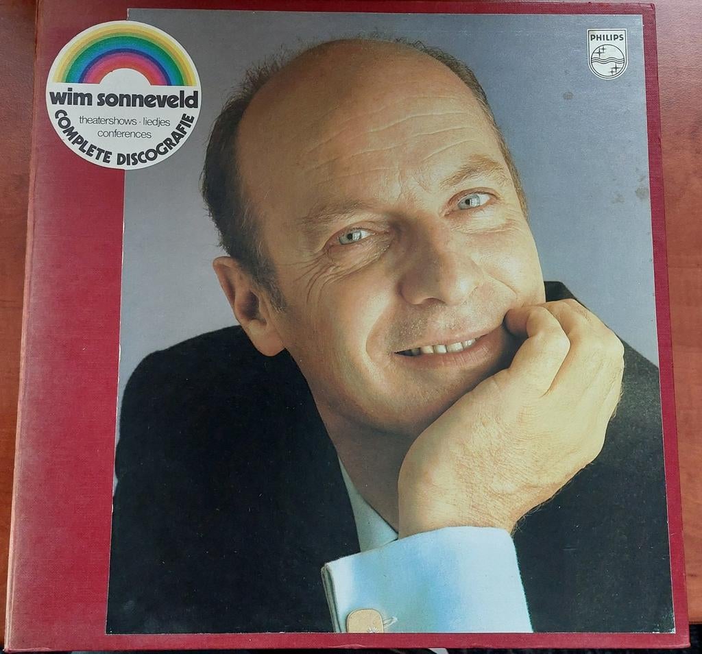 Wim Sonneveld 11 lp's in een box, Ophalen, Gebruikt, 12 inch, Levenslied of Smartlap
