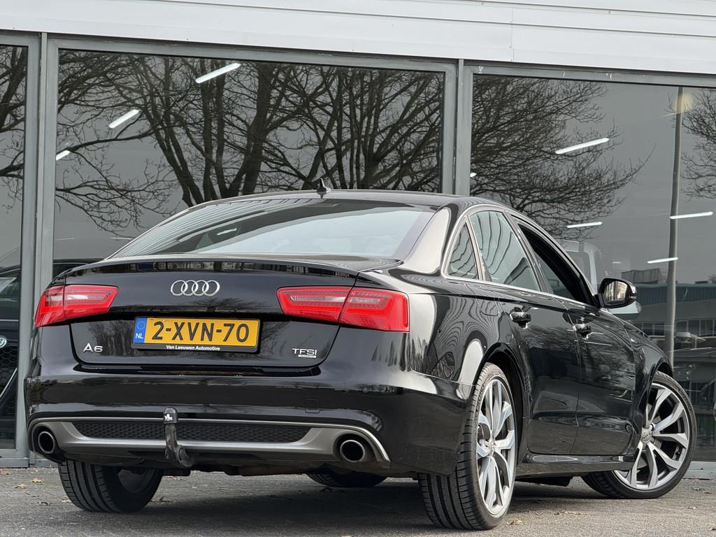 Audi A6 Limousine 3.0 TFSI quattro Sport Edition | Trekhaak, Auto's, Automaat, Euro 5, Gebruikt, Zwart