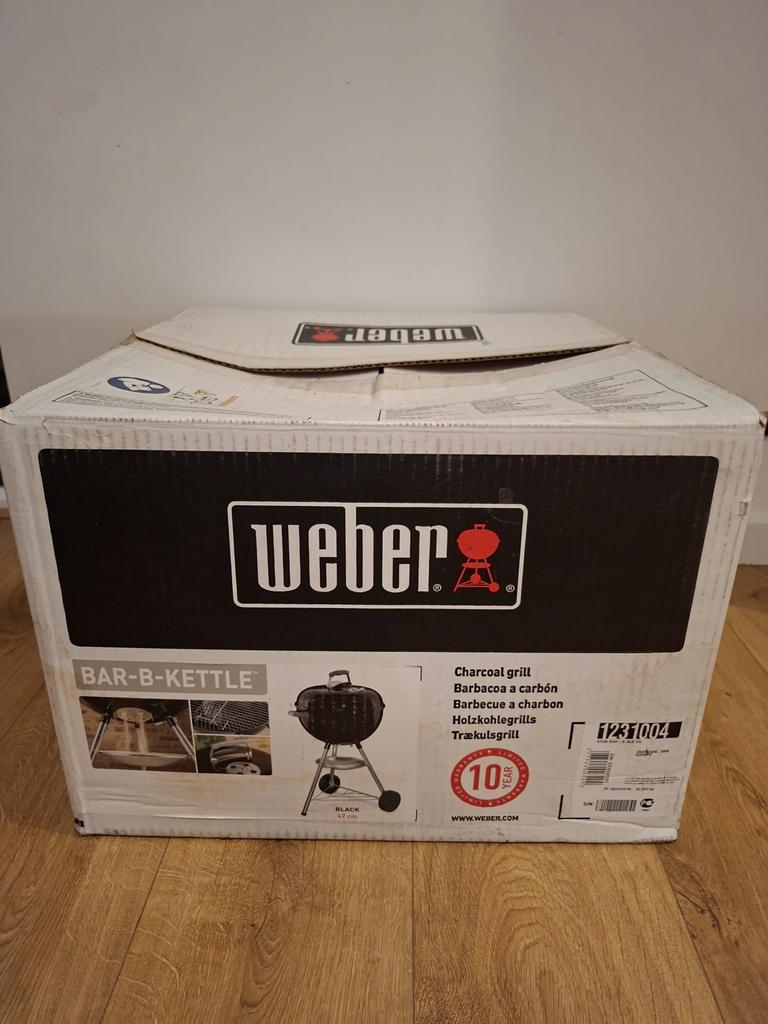 Weber Bar-B-Kettle houtskoolbarbecue 47 cm, Ophalen, Nieuw