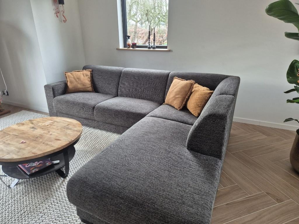 Hoekbank - zo goed als nieuw!, Ophalen, Zo goed als nieuw, Vierpersoons of meer