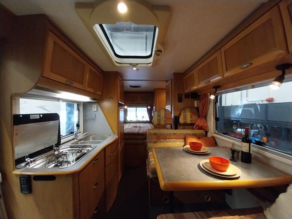 Leuke Hymer Tramp met Maxfann en zonnepaneel !!!, Caravans en Kamperen, Niet ingevuld, Ringverwarming, Fiat, Treinzit