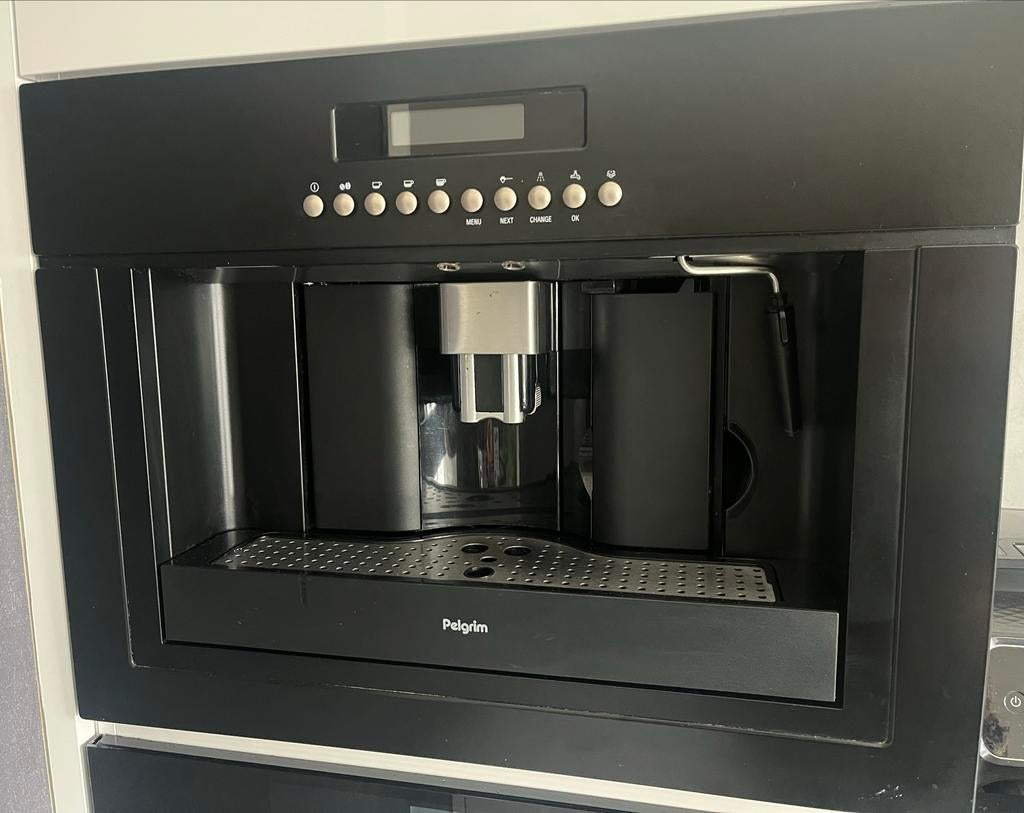 Inbouw koffiemachine Pelgrim - melding'zetgroep plaatsen', Witgoed en Apparatuur, Koffiezetapparaten, Ophalen, Niet werkend, Koffiemachine