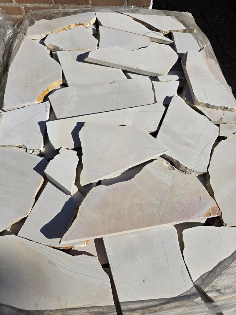 Nieuwe flagstones 90m2 - Ideaal voor terras of pad, Ophalen of Verzenden