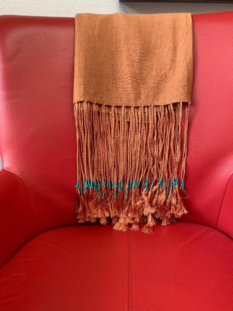 Natan sjaal: Pashmina en zijde, Kleding | Dames, Ophalen of Verzenden, Zo goed als nieuw, Maat 46/48 (XL) of groter, Sjaal