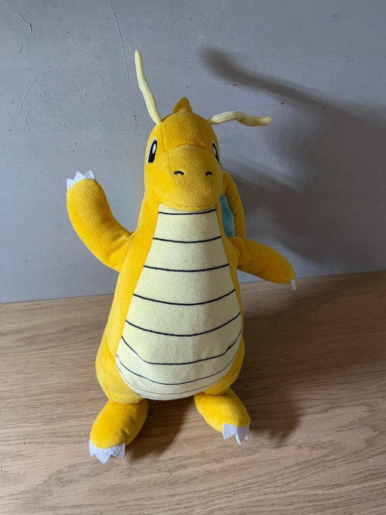 Pokemon Knuffel Dragonite, Ophalen of Verzenden, Zo goed als nieuw, Overige typen