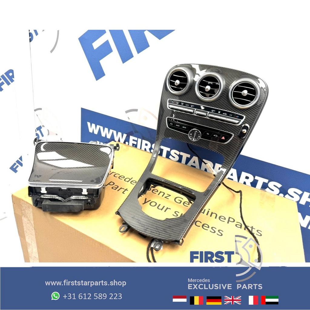 W205 W253 C63 GLC63 AMG CARBON MIDDENCONSOLE C63s GLC63s ori, Auto-onderdelen, Gebruikt, -, Ophalen of Verzenden, -