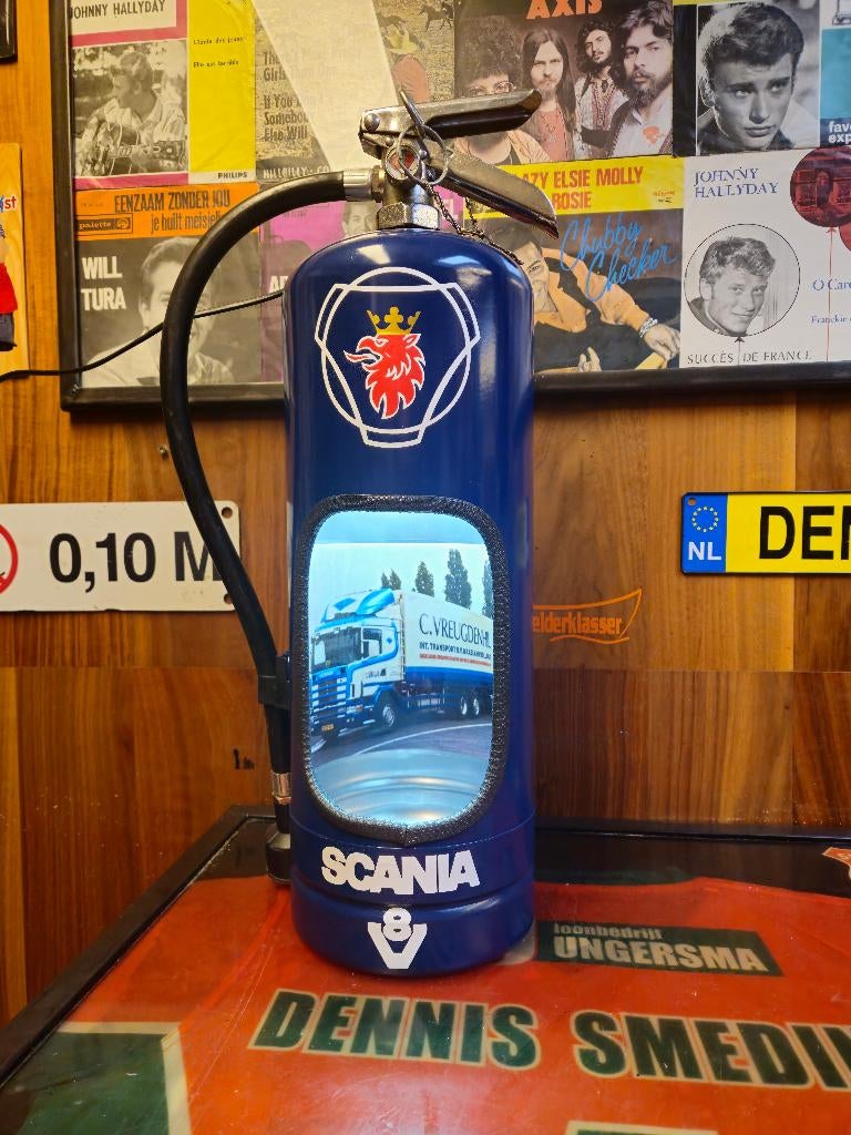 Scania decoratieve brandblusser, mancave, Ophalen of Verzenden, Nieuw, Minder dan 50 cm