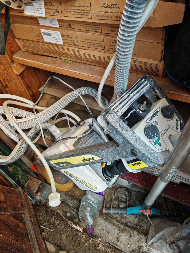 Defecte Wagner verfspuit - Goed voor onderdelen, Ophalen of Verzenden, Gebruikt, Verfspuit of Verfpomp