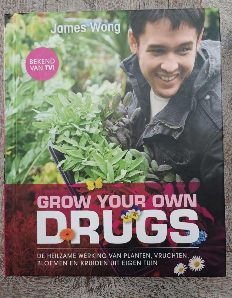 Grow your own drugs - James Wong, Boeken, Ophalen of Verzenden, Zo goed als nieuw, Kruiden en Alternatief, James Wong