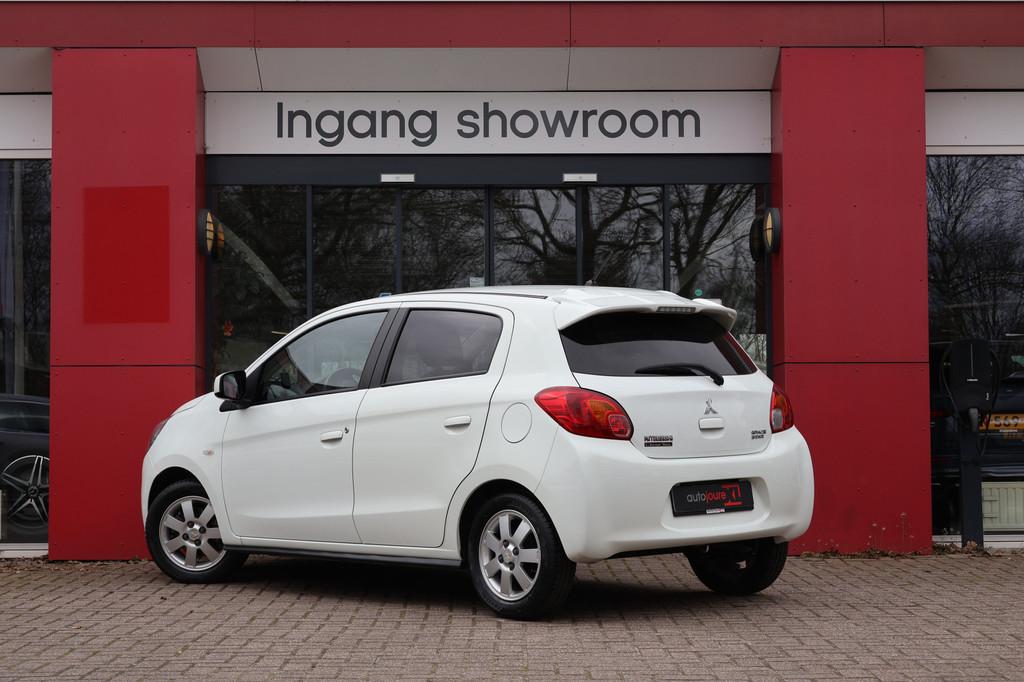 Mitsubishi Space Star 1.0 Bright | Origineel NL | Dealer Ond, Voorwielaandrijving, Stof, Gebruikt, Wit