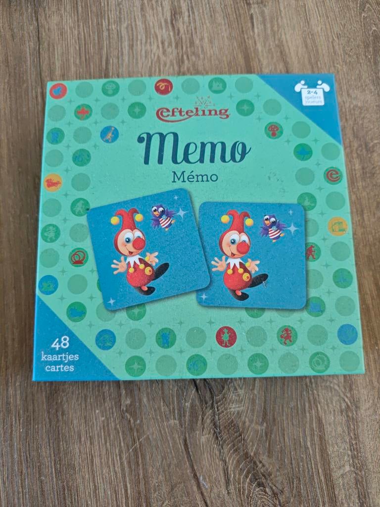 Efteling Memo spel, Een of twee spelers, Ophalen of Verzenden, Gebruikt, Efteling