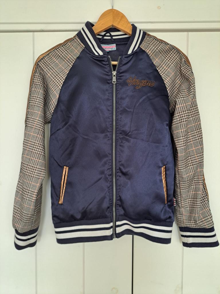 Vingino maat 14 (164) tussenjasje zgan sportief bomberjack, Meisje, Ophalen of Verzenden, Zo goed als nieuw, Vingino