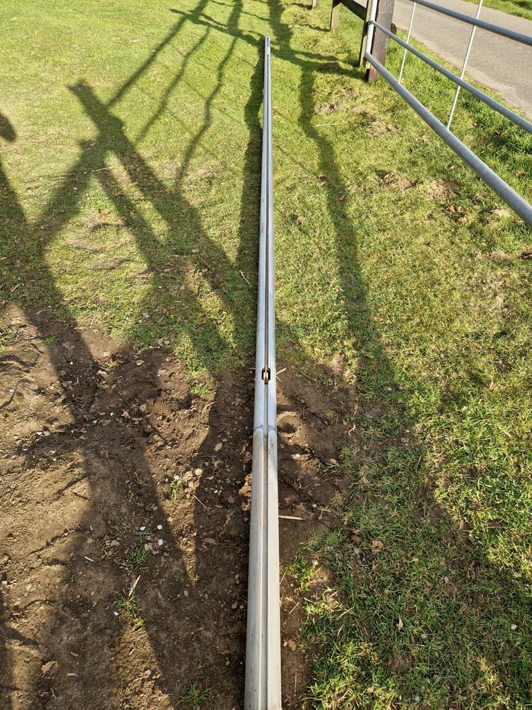 Vlaggen mast 8 m alluminium, Ophalen