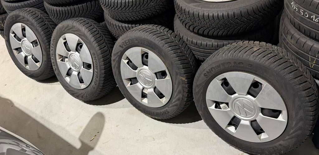 Volkswagen up! winterbanden vw up! winterset 14 inch 4x100, Ophalen, 14 inch, Gebruikt, Banden en Velgen