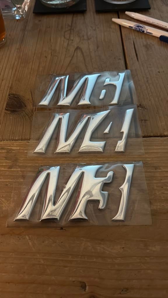 3 x typeplaatje moffet meeneemheftruck, Ophalen of Verzenden, Nieuw, Meerdere stickers