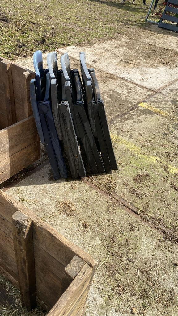 5x Hartman tuinstoelen - gebruikt, gratis. Goed werkend., Tuin en Terras, Tuinstoelen, Ophalen, Gebruikt, Kunststof, Verstelbaar