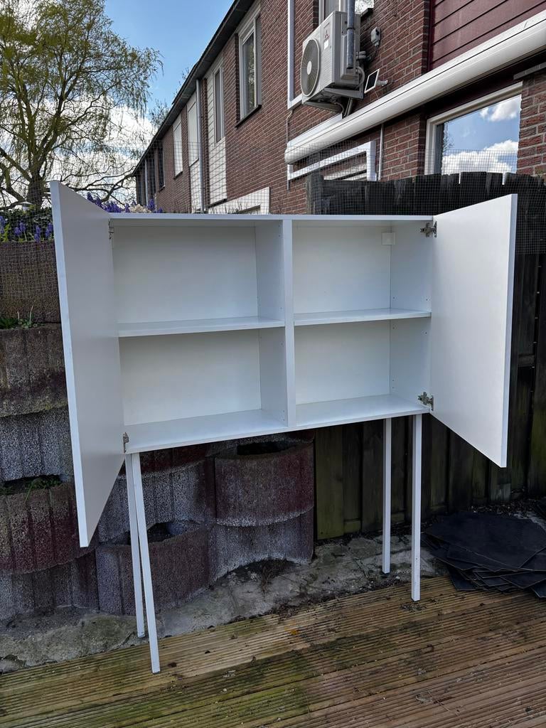 Witte kast, Huis en Inrichting, Kasten | Overige, Ophalen, Gebruikt