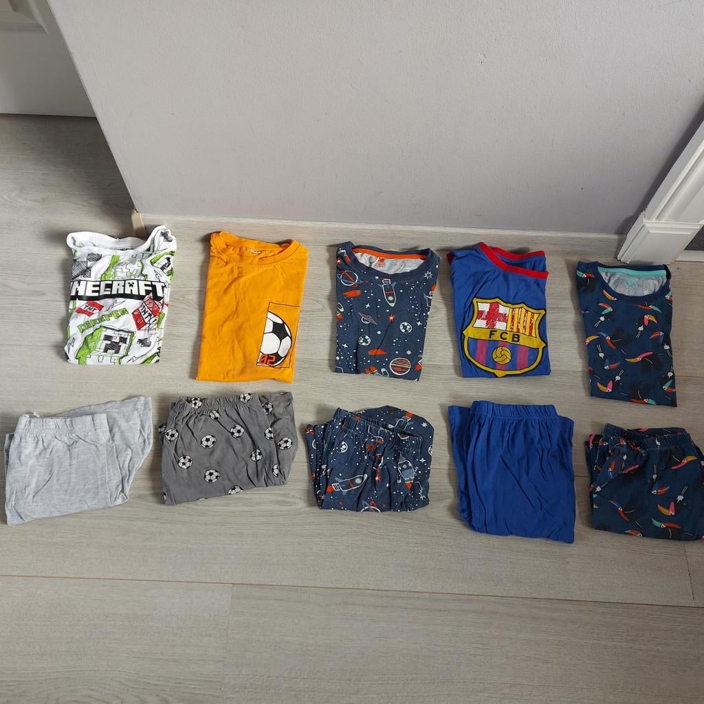 5 jongens shortama's maat 146/152 oa Hema, Ophalen of Verzenden, Jongen, Nacht- of Onderkleding