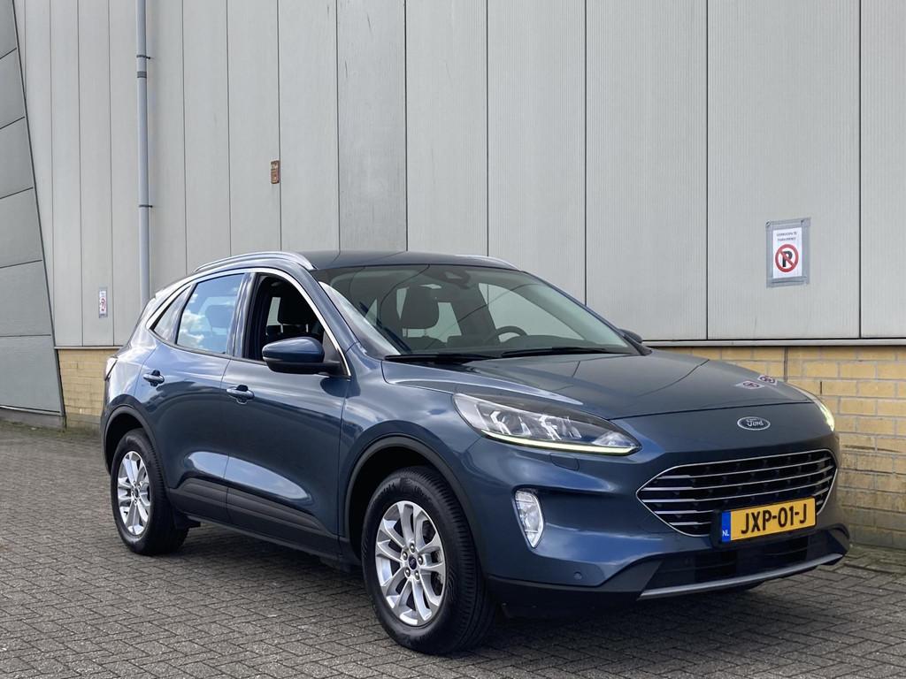 Ford Kuga 2.5 PHEV Titanium Navigatie - Apple Carplay/ Andro, Gebruikt, 4 cilinders, Blauw, Plug-in hybride