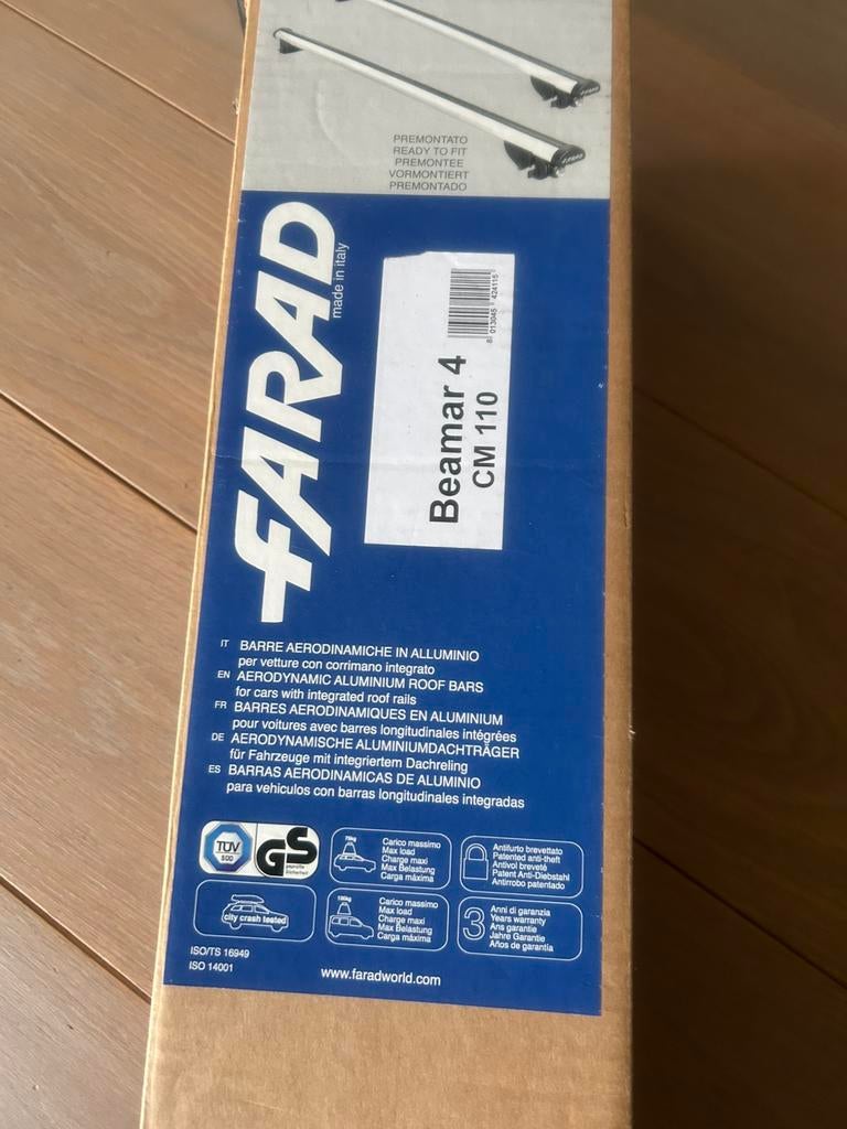 Farrad dakdragers Toyota auris touring. 2013-2018, Ophalen of Verzenden, Zo goed als nieuw