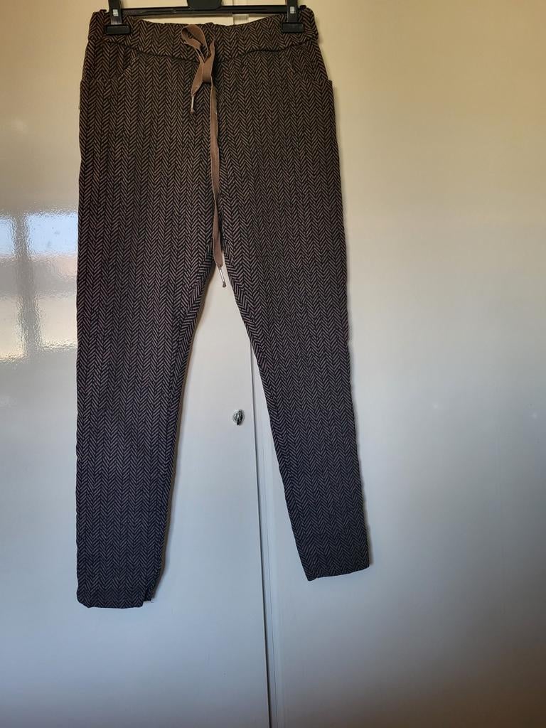 MADE IN ITALY  LEUKE BROEK, Made in Italy, Bruin, Verzenden, Maat 42/44 (L)