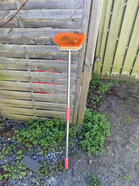 Uitschuifbare schrobbezem boot, Ophalen of Verzenden, Zo goed als nieuw, Schoonmaak