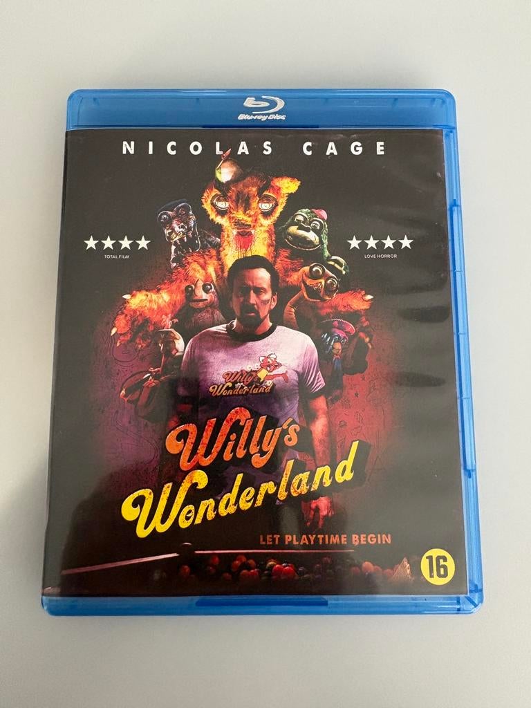 Blu ray: Willy’s Wonderland, Nicolas Cage, Cd's en Dvd's, Blu-ray, Ophalen of Verzenden, Zo goed als nieuw
