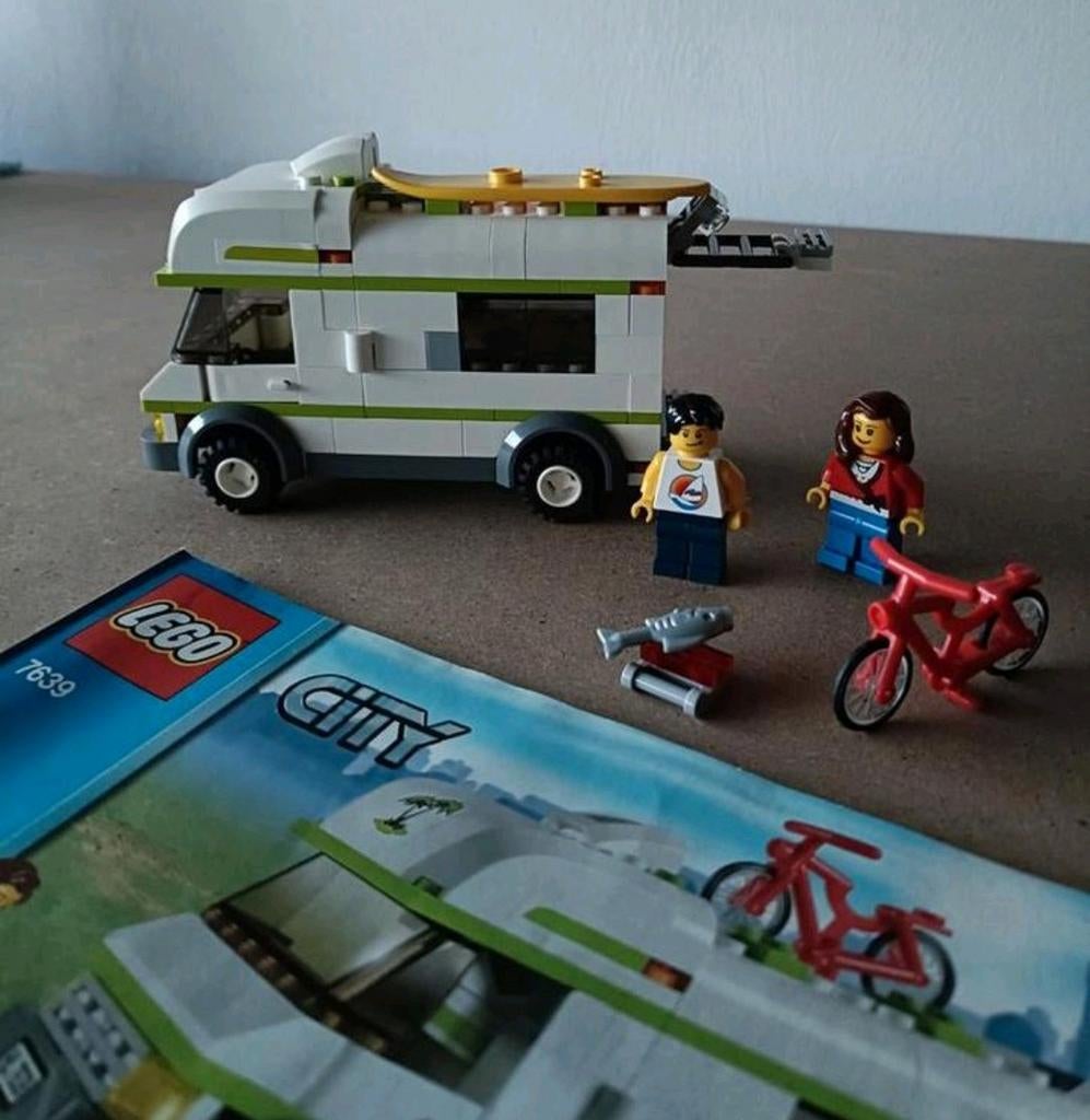 Lego City camper 7639, Ophalen of Verzenden, Gebruikt, Complete set, Lego