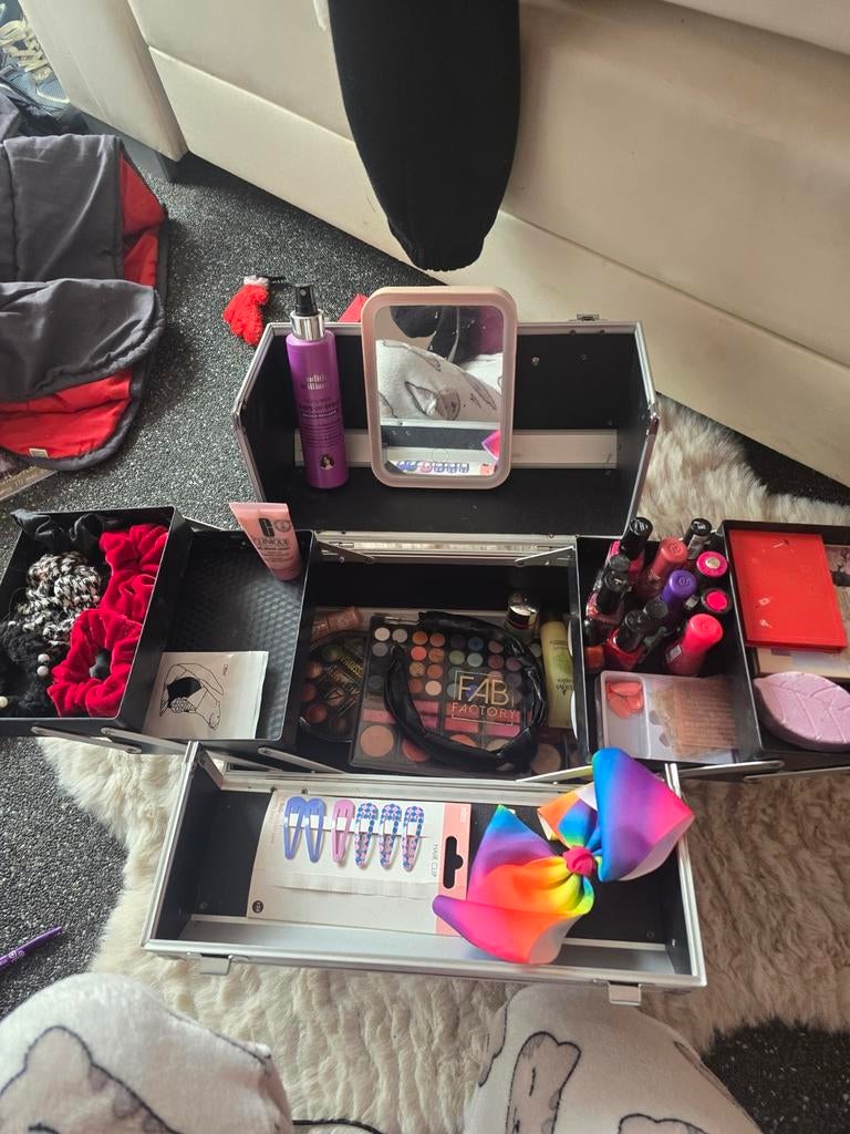 Make-up Koffer met inhoud, Ophalen of Verzenden