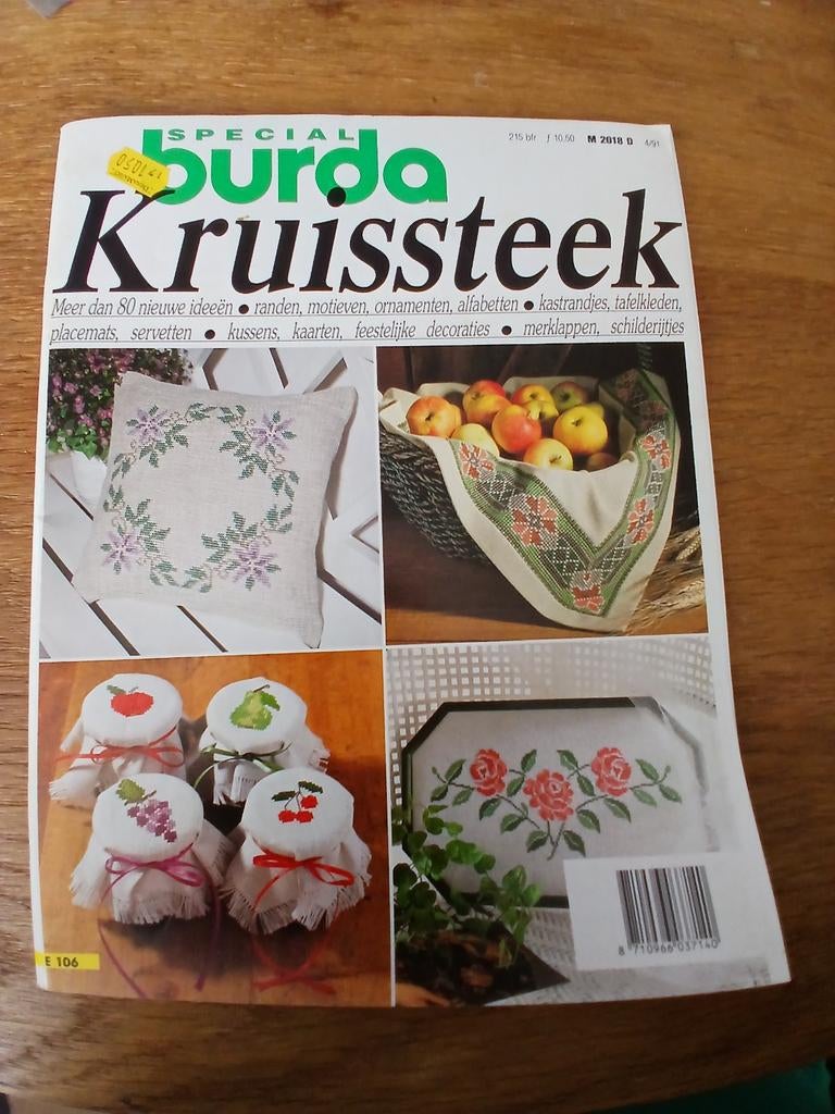 Burda Kruissteek Special M 2018, Hobby en Vrije tijd, Borduren en Borduurmachines, Zo goed als nieuw, Patroon, Handborduren, Ophalen of Verzenden