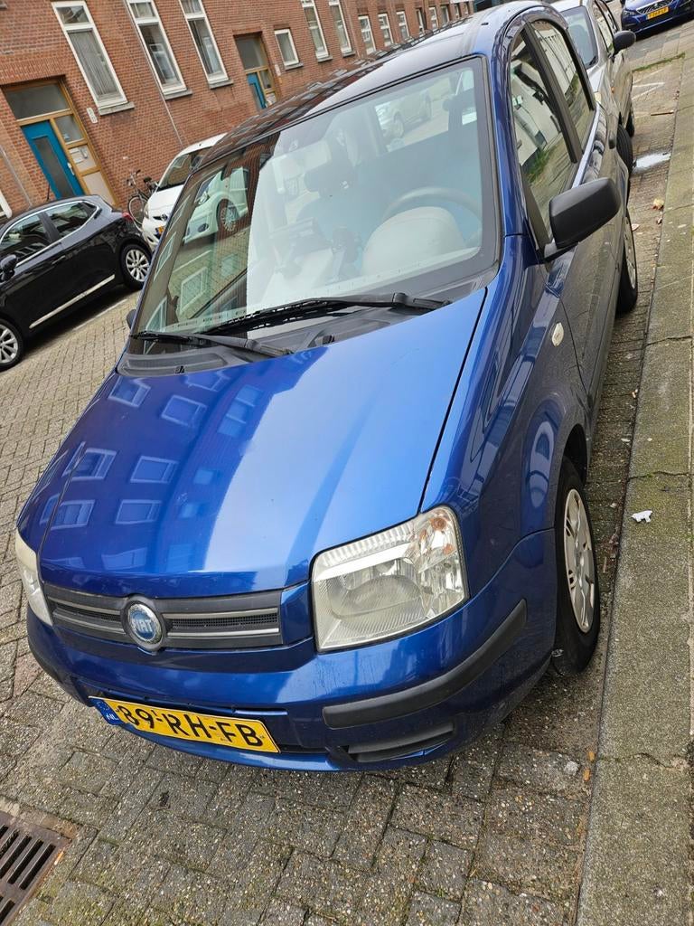 Fiat Panda 1.2 2005 Blauw igs !!!!!!, Voorwielaandrijving, Stof, Origineel Nederlands, Handgeschakeld