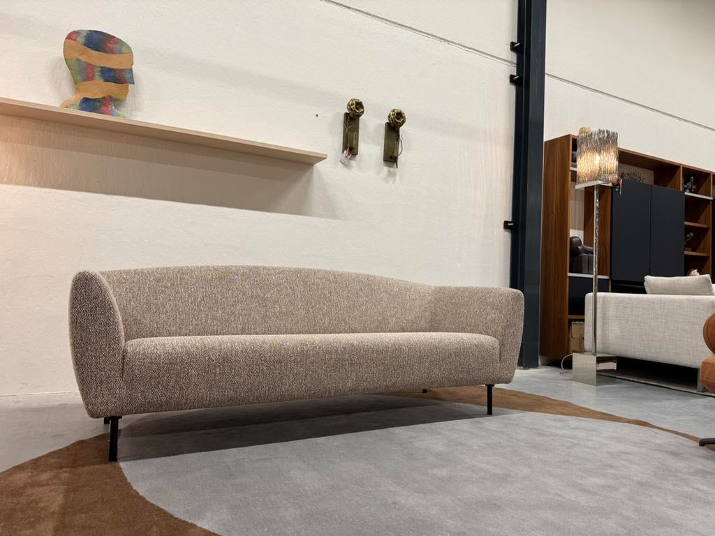 Nieuw Gelderland 6250 Bank 3 zits Moss stof Design 214, 75 tot 100 cm, Ophalen of Verzenden, Rechte bank, Gelderland