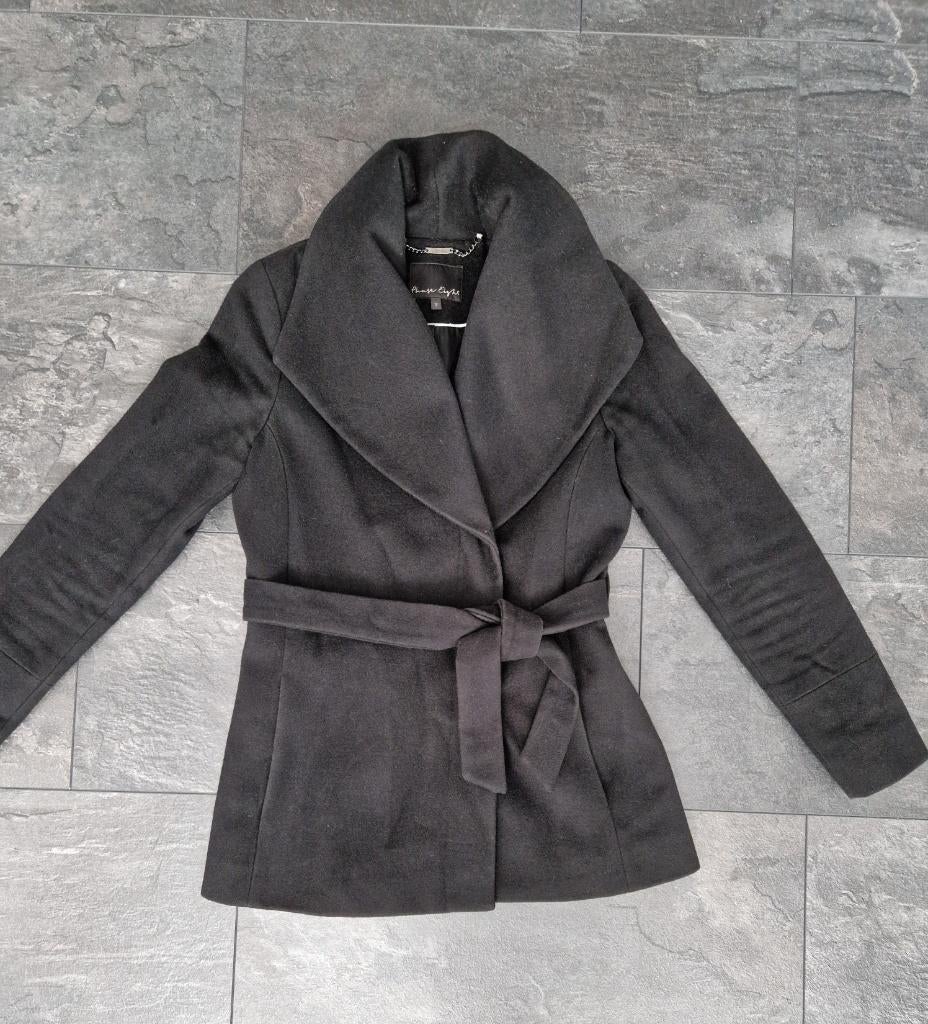 Phase Eight jas / mantel maat 36, Zwart, Ophalen of Verzenden, Zo goed als nieuw, Phase Eight