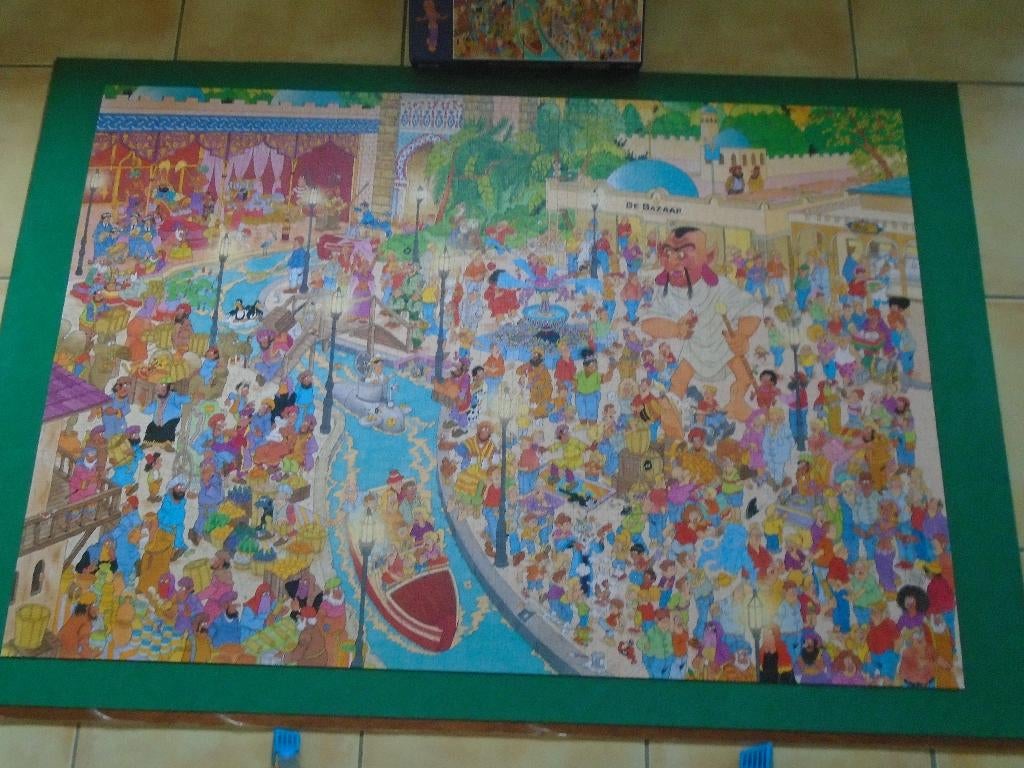 Fata Morgana Jan van Haasteren 5000 stuks, Hobby en Vrije tijd, Denksport en Puzzels, Ophalen of Verzenden, Meer dan 1500 stukjes