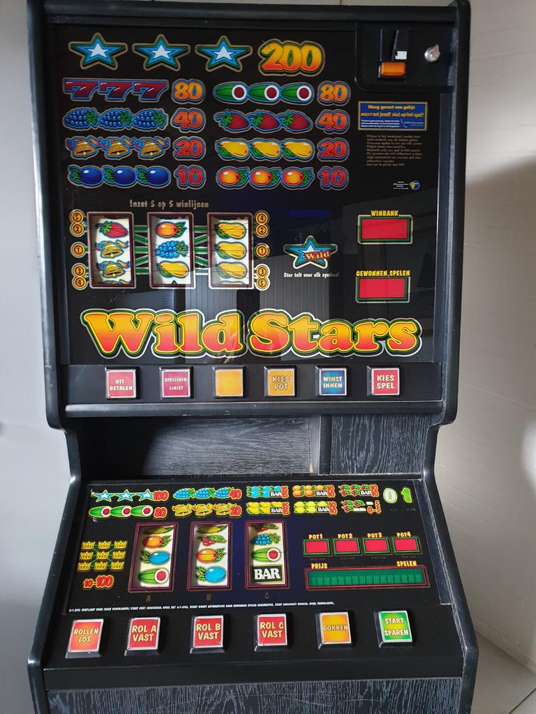 WildStars gokkast, Euro, Ophalen, Zo goed als nieuw, Met sleutels