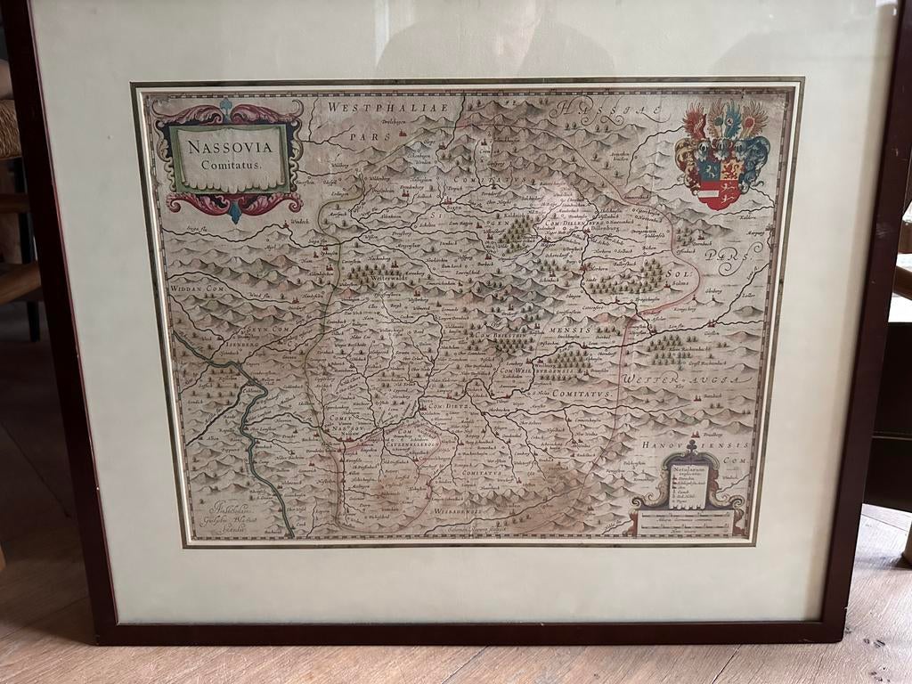 Blaeu atlas Nassau, Antiek en Kunst, Ophalen