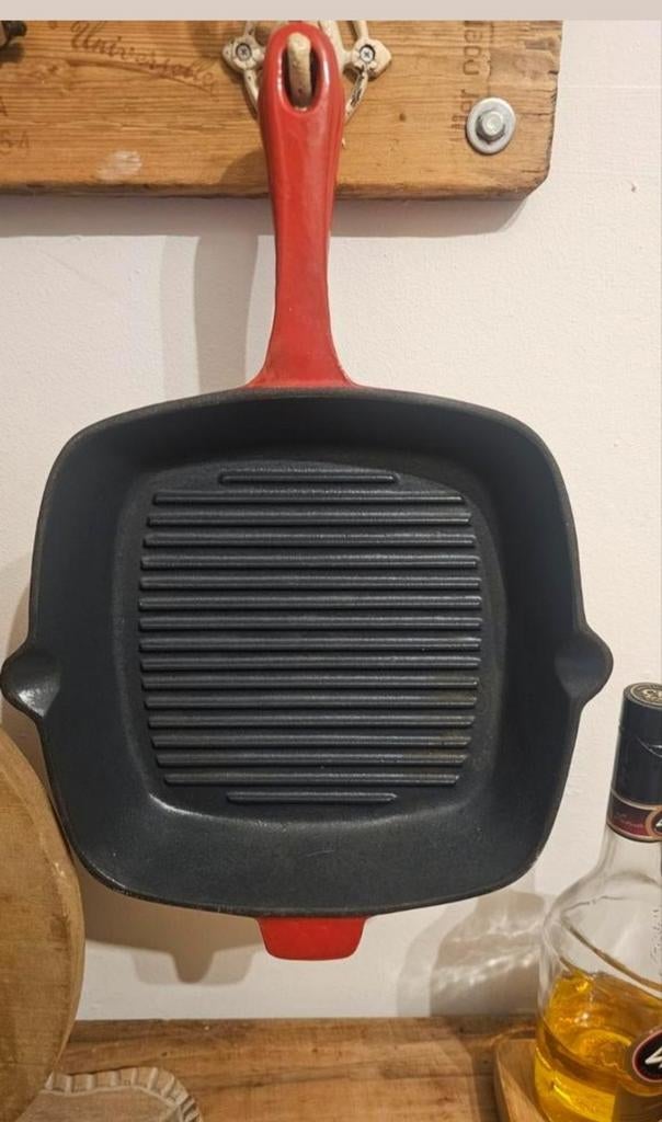 Gietijzeren grillpan ernesto, Ophalen, Zo goed als nieuw