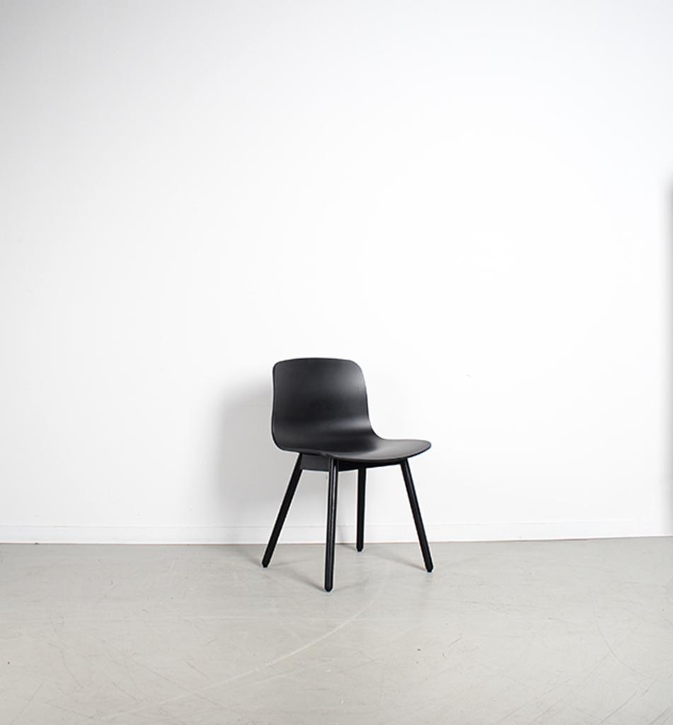 8x HAY About a Chair AAC12 Stoel Soft Black – Zwart, Niet ingevuld, Zwart, Niet ingevuld, Ophalen of Verzenden