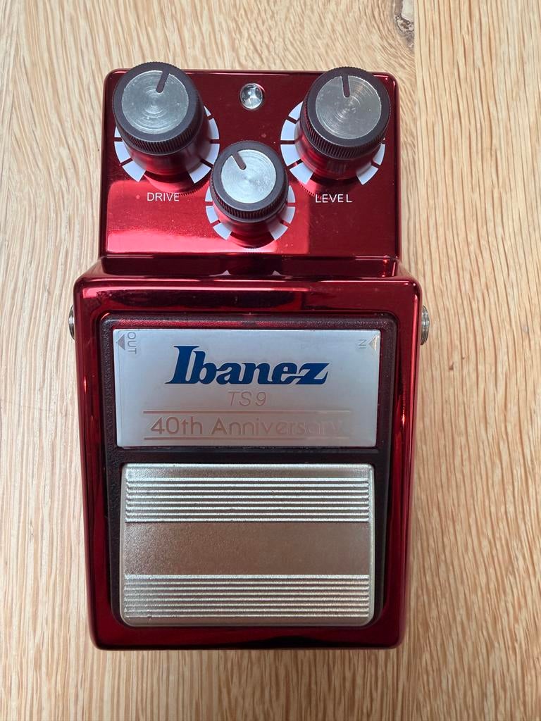 Ibanez Tubescreamer TS9 40th Anniversary Overdrive Pedaal, Muziek en Instrumenten, Effecten, Ophalen of Verzenden, Zo goed als nieuw