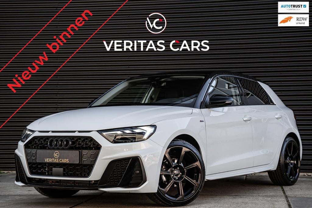 Audi A1 SPORTBACK 25 TFSI 95PK Black Edition|Camera|Virtual|, Euro 6, 95 pk, Wit, Bedrijf