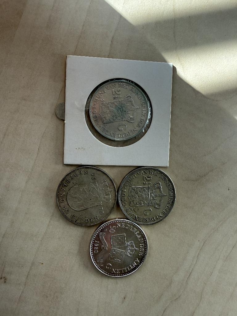Nederlandse gulden munten, Postzegels en Munten, Munten | Nederland, Koningin Beatrix, Zilver, Losse munt, Overige waardes