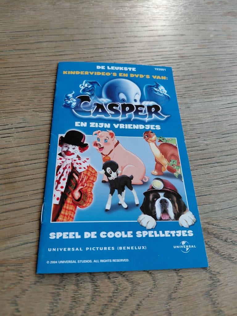 Universal video dvd boekje. 2004., Ophalen of Verzenden, Gebruikt, Film, Foto of Kaart