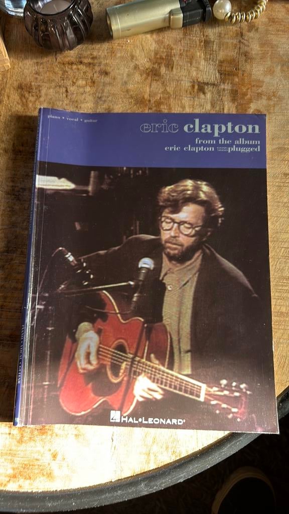 Eric Clapton Unplugged bladmuziekboek, Ophalen of Verzenden, Gebruikt, Artiest of Componist, Populair